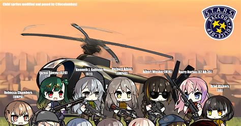 GirlsFrontline, ResidentEvil, Girls' Frontline / Chibi STARS Teams .